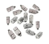 Ugelli nebulizzatori di raffreddamento in ottone, Ugelli di nebulizzazione da 50 pezzi 0,1-0,5 mm for il controllo della polvere paesaggistica umidificazione del giardino(2 Sections,Orifice Dia 0.4mm)