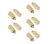 Ugelli nebulizzatori in ottone ad alta pressione da 50 pezzi per raffreddamento esterno Giardinaggio Spruzzo d'acqua a bassa pressione Mister Heads Set di ricambio filet 2 sections Orifice Dia 0.15mm