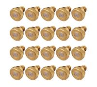 Ugelli nebulizzatori in ottone da 0,5 mm, per orifizio e raffreddamento ad alta resistenza, con O-Ring, per serre, prevenzione dell'uso e per controllo esterno, 20 ugelli spruzzatori in ottone