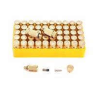 Ugelli nebulizzatori in ottone da 50 pezzi Spruzzatore nebulizzante ad alta pressione Ugello per tubo dell'acqua a bassa serra, paesaggistica, controllo della polvere, si 2 sections Orifice Dia 0.2mm