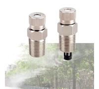 Ugelli nebulizzatori in ottone da giardino Ugello nebulizzatore ad alta pressione Ugello nebulizzatore per serra, paesaggistica, controllo della polvere, sistema d 50 pezzi Filter pad Aperture 0.2mm