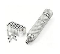 Ugelli nebulizzatori in ottone, Set di ugelli nebulizzatori in ottone da 50 pezzi ad alta pressione 0,1-0,5 mm for raffreddamento esterno(3 Sects,Orifice Dia 0.4mm)