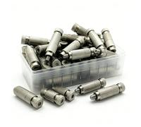 Ugelli nebulizzatori in ottone, Ugelli atomizzatori nebulizzati ad alta pressione in ottone da 50 pezzi 0,1-0,5 mm for la nebbia di raffreddamento(3 Sects,Orifice Dia 0.5mm)