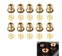 Ugelli per Gas Propano, 10 Pezzi Kit Di Conversione GPL, Ugelli Universali a Gas Butano, Ugelli Gas GPL, Ugelli Gas, Iniettori Di Propano, Ugelli GPL per Cucina, Ugelli Gas per Bruciatore a Gas