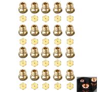 Ugelli per Gas Propano,20 Pezzi Kit Di Conversione GPL,Ugelli Universali a Gas Butano,Iniettori Di Propano,Ricambi Fornelli per Fornello,Cucina,Piano Cottura,Bruciatore,0.5mm,0.7mm,0.87mm,1.02mm