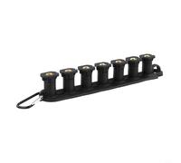 Ugelli per idropulitrice, confezione da 7 pezzi, con supporto, realizzati per idropulitrici da 4000 PSI, compatibili con più modelli e facile commutazione dell'ugello (nero)