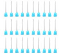 Ugelli per miscelatore statico riutilizzabili, confezione da 30 punte in silicone per resina epossidica e resina bicomponente, compatibili con pistole a doppia cartuccia per miscelazione 1:1, blu