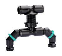 Ugelli per Rettili per Terrari, Ugello Nebulizzatore per Acquario, Sistema di Raffreddamento a Spruzzo Regolabile a 360°, Collegamento a Vaschetta da 1/4'', Ugelli Spray per Acquari, Rettili, Piante