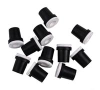Ugelli per sabbiatura per sistemi da 5 galloni, 10 pezzi con punta in ceramica set da 2 mm a 3,5 mm, alloggiamento in plastica punte sabbiatrici (2 mm)