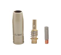 Ugelli per torcia a punta di saldatura Installazione facile per un'alimentazione efficiente del filo ridotti tempi di fermo nelle applicazioni Ugello conduttore in rame