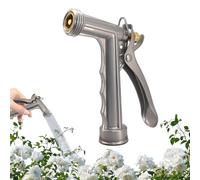 Ugelli per tubi da giardino, bocchetta per tubo flessibile in metallo, ugello in lega di zinco con filettatura anteriore, spruzzatore per tubo 'acqua regolabile per il lavaggio di auto