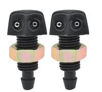 Ugelli spruzzatori per Parabrezza Auto 2X Ugello spruzzatore Universale per lavavetri Anteriore, ugello spruzzatore a Getto, beccuccio spruzzatore per Acqua, Uscita con Raccordo a Vite,