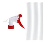 Ugelli Spruzzo per Bottiglia 15 Pezzi, Plastico, Anti Perdita | Ricambio per Bottiglie da Giardinaggio Profumati, Struttura Semplice, Uso Domestico e Misting Chioma
