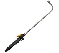Ugello 2 in 1 per idropulitrice con connettore in ottone, prolunga da 60 cm per lavaggio auto irrigazione giardino, asta in alluminio manico TPR per resistenza alla ruggine