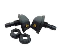 Ugello 2 Pezzi/set Universale Auto Ugello Spruzzatore Tergicristallo Anteriore Kit Spruzzatori Irrigatore Ventola Acqua Copertura Regolazione Uscita Lavatrice