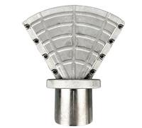 Ugello a becco d'anatra per applicazioni ad alta temperatura, testa di spruzzo a ventaglio piatto e largo per acqua nebulizzata e raffreddamento ad ari aluminum alloy Style P - 2-inch internal thread
