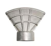 Ugello a becco d'anatra per applicazioni ad alta temperatura, testa di spruzzo a ventaglio piatto e largo per acqua nebulizzata e raffreddamento ad a aluminum alloy Style G - 1.5-inch internal thread