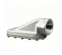 Ugello a becco d'anatra resistente alle alte temperature Testa di spruzzo piatta a forma di ventaglio largo per un efficiente raffreddame aluminum alloy Style X - 1.5-inch internal thread steel plate