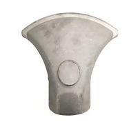 Ugello a becco d'anatra, testina di spruzzo ventola piatta resistente alle alte temperature per raffreddamento ad acqua e soffio d'aria, punta getto aluminum alloy Style I - 1.5-inch internal thread