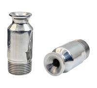 Ugello a cono pieno a flusso largo SMP in acciaio inossidabile 316L anti-bloccaggio, ugello a getto d'acqua a passaggio libero largo e anti-intasamento SMP, 1 pezzo