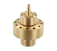 Ugello a getto d'acqua in ottone DN25 per laghetti, colonna regolabile, accessorio per fontana, decorazione da giardino, raccordo in metallo