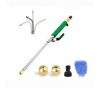 Ugello a getto per idropulitrice ad alta pressione per tubo da giardino, adattatore a connessione rapida per 2 modelli di spruzzo, idropulitrice per la pulizia(N)