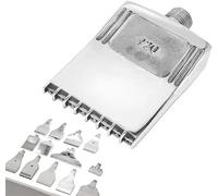 Ugello a getto piatto con soffio d'aria da 1/4, orifizi di precisione per un'asciugatura uniforme, soffiante per asciugatrice per costruzioni in lega di al 2pcs 14-hole 920 Stainless Steel (Polished)