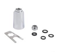 Ugello a infrarossi a risparmio idrico per rubinetti del lavello della cucina con spegnimento automatico e flusso di bolle per una consegna fluida (galvanizzazione)