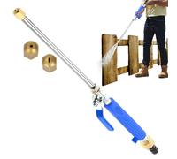Ugello a pressione - Tubo da giardino 46,5x5 cm Spruzzatore, Bacchetta per lavatrice resistente | Strumento di pulizia ad alta pressione Soluzione di spruzzo d'acqua in metallo resistente alla ruggine