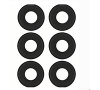 Ugello a prova di perdite per dispenser di bevande, tappo in plastica nera, diametro 3,2 cm, pezzo di ricambio per macchina da granita, guarnizione antigoccia, punta di ricambio compatibile (6 pezzi)