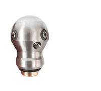 Ugello a sfera rotante da taglio con getto di scarico ad alta pressione Ugello a sfera con getto for fognatura Filettatura da 3/8".(3I8 Female 50LPM)