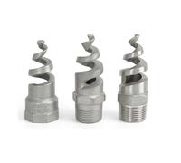 Ugello a spirale in acciaio inossidabile 316 Desolforazione Pulizia della polvere atomizzatore conico testa maschio anti-intasamento per raffreddamento del gas, lavaggio, protezione antin 10 pezzi 2"
