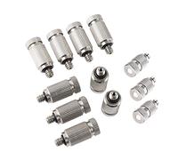 Ugello a spruzzo in acciaio inox, Kit ugello spruzzatore da 10 pezzi for sistema di raffreddamento ad alta pressione, ugello spruzzatore in acciaio inossidabile filettato da 3/16 di pollice(0.7mm)