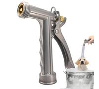 Ugello a spruzzo per tubi,Ugello a spruzzo da giardino | Ugello per tubo flessibile in metallo a prova di perdita,Spruzzatore per tubo da giardino anteriore filettato con modelli di spruzzatura