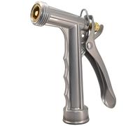 Ugello a spruzzo per tubo 'acqua: resistente raccordo a spruzzo in metallo, design a filettatura anteriore in lega di zinco | Flusso d'acqua regolabile per lavaggio auto, pulizia j