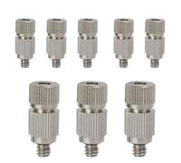 Ugello a ventaglio ad alta pressione, Confezione Da 50 Ugelli Nebulizzatori In Ottone Con Rete Filtrante 0,1-0,8 Mm for L'irrigazione E Il Raffreddamento(Threesection Spray Head,0.2mm)