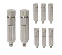 ugello a ventaglio ad alta pressione, Confezione da 50 ugelli nebulizzatori in ottone e acciaio inossidabile 0,1-0,8 mm 3/16 10/24 UNC Raffreddamento esterno(Doublesection Spray Head,0.7mm)