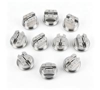 Ugello a ventaglio piatto, accessori per spruzzatore drone Ugello in acciaio inossidabile da 65 gradi per T30 T20 T16, sostituibile 500033TP, 10 pezzi 95° Hole diameter：1.4 mm(0.055in)