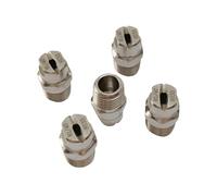 Ugello a ventaglio piatto in acciaio inossidabile 1 pz 1/4"-BSPT Angolo di spruzzo 80° 1 ugello spary for pulizia a ventola piatta in acciaio inossidabile(8008)