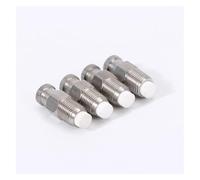 Ugello a ventaglio piatto in acciaio inossidabile, Spruzzatore nebulizzante atomizzatore ad alta pressione da 50 pezzi for prato in terrazza, controllo della polvere, 1/8" NPT(0.9mm)