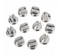 Ugello a ventaglio piatto per spruzzatore per drone, ugello in acciaio inossidabile 304 per protezione delle piante T30 T20 T16 e uso in giardino, 10 pezzi 65° Hole diameter：1.4 mm(0.055in)