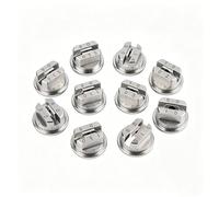 Ugello a ventaglio piatto, ugello in acciaio inossidabile 304 da 65 gradi per giardino domestico, pulizia di tappeti e spruzzatore per droni UAV, 10 pezzi 80° Hole diameter：1.4 mm(0.055in)