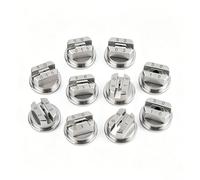 Ugello a ventaglio piatto, ugello in acciaio inossidabile Angolo di spruzzo regolabile 0-110° per pulizia ad alto impatto e protezione delle piante dei droni, 10 pe 50° Hole diameter：0.79 mm(0.031in)