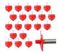 Ugello a ventaglio, set professionale da 20 di ugelli per colla a spruzzo con struttura robusta | Comodo strumento di costruzione espandibile per l'applicazione di schiume Home