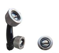 Ugello a ventola a spruzzo a risparmio idrico con configurazioni ad alta pressione e fori multipli progettato per applicazioni di irrigazione agricola e raffreddamento in serra (foro singolo D-5)