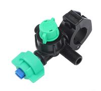 Ugello a Ventola Piatta Regolabile per Spruzzatori Agricoli Boom Ugello Alta Pressione Nylon Design Anti-Goccia 11x7cm Verde - 1 Pacco