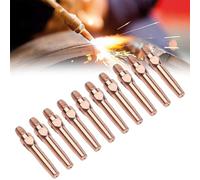Ugello adatto Pistole in rame Punte di contatto MIG Confezione di saldatura 10 vari diametri scegliere M6 Foro di precisione anti intasamento Alimentazione filo liscio Bold 8.8 * 40mm Aperture 1.2 mm