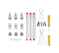Ugello 'Aerografo Kit Cappuccio Ugello 'Ago Parti di Ricambio per Aerografo per Accessori per Strumenti di Pulizia Dello Spruzzatore
