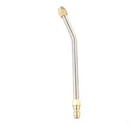 Ugello angolare in acciaio inox per idropulitrice a 30°/90°/forma a U per lancia prolunga, attacco rapido da 1/4" fino a 5000 psi, strumento di pulizia aree difficili da raggiungere (30 gradi)