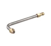 Ugello angolato per idropulitrice in acciaio inox, design a forma di U 30°/90°/per bacchette di estensione della lancia, punta spray a connessione rapida 5000 PSI per una pulizia difficile da